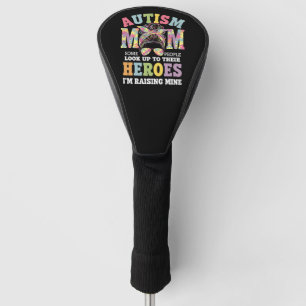 Autismus-Mama erzieht Helden Unordentlicher Dutt A Golf Headcover