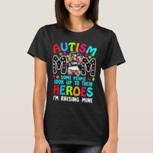 Autismus-Mama für ein Helden-Puzzle-Stück-Unterstü T-Shirt