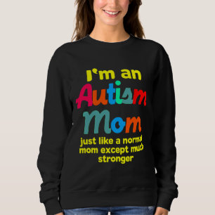 Autismus Mama Gott Autistische Bewusstseinsfamilie Sweatshirt
