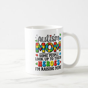 Autismus Mama Hero Groovy Autismus Bewusstsein Kaffeetasse