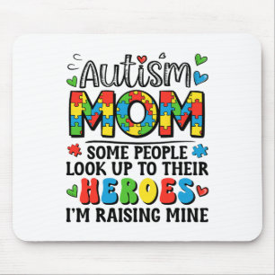 Autismus Mama Hero Groovy Autismus Bewusstsein Mousepad