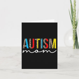 Autismus Mama Leopard Autistic Autismus Awareness  Karte