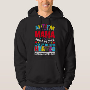 Autismus Mama Menschen schauen ihre Helden auf, di Hoodie