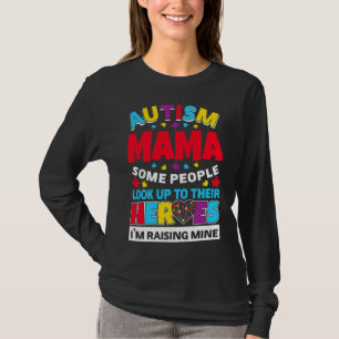 Autismus Mama Menschen schauen ihre Helden auf, di T-Shirt