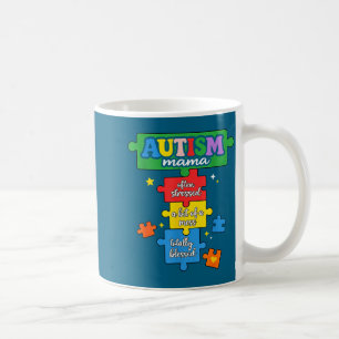 Autismus-Mama-Puzzleteil Autismus-Mutter-Bewusstse Kaffeetasse