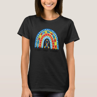 Autismus-Mama Regenbogen Akzeptieren Anpassen Eint T-Shirt
