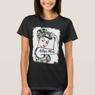Autismus Mama Starke Frauen Power Autismus Bewusst T-Shirt