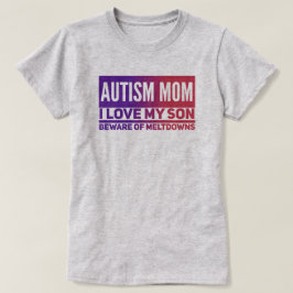 Autismus-Mama - T - Shirt für Frauen
