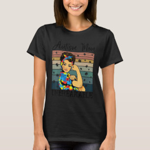 Autismus Mama Unbrechlich T Shirt Autismus Bewusst
