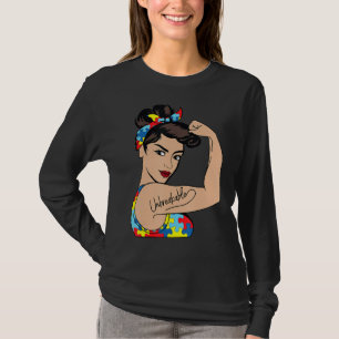Autismus Mama Unzerbrechlich Rosie The Riveter Str T-Shirt