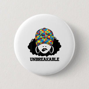 Autismus Mama Unzerbrechliche Autismus Sensibilisi Button