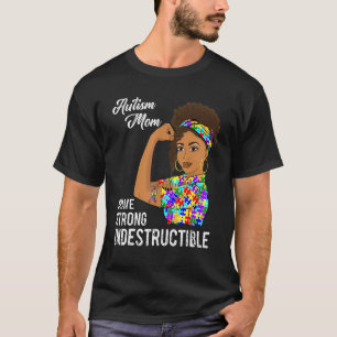 Autismus-Mama Unzerstörbar Autistisches Puzzle-Ban T-Shirt