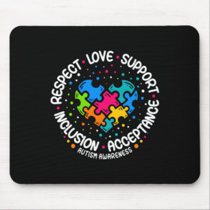 Autismus Männer respektieren Liebe Unterstützung A Mousepad
