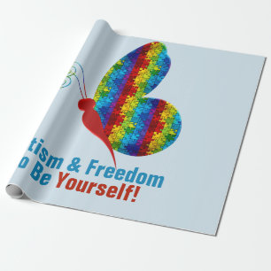 Autismus: Matte Wrapping Paper Geschenkpapier