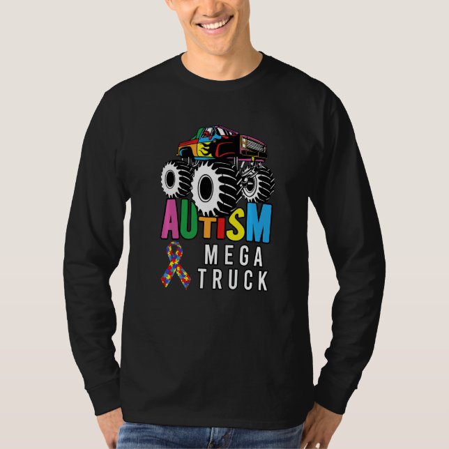 Autismus-Mega-Lkw  Mega-Lkw T-Shirt (Vorderseite)