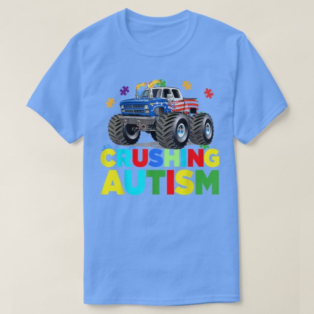 Autismus Mega Truck71 T-Shirt (Design vorne)