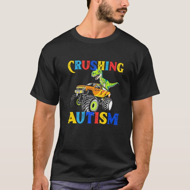 Autismus Mega Truck Ein Bewusstsein für Autismus 1 T-Shirt (Vorderseite)