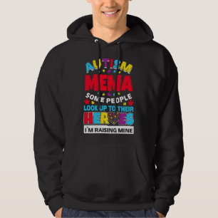 Autismus Mema Menschen schauen ihre Helden auf und Hoodie