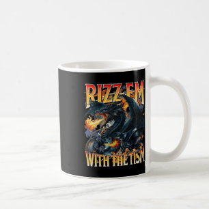 Autismus Meme Dragon Rizz Em mit dem Tismus Autist Kaffeetasse