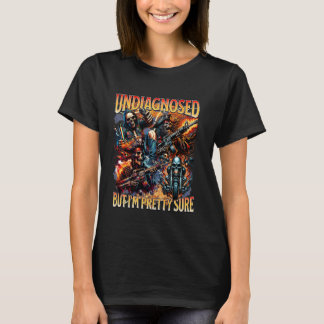 Autismus Meme Nicht diagnostiziert, aber ich bin m T-Shirt