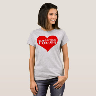 Autismus Momma Herz T-Shirt