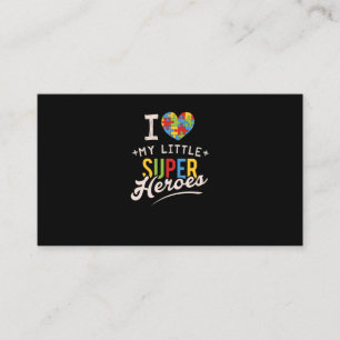 Autismus Monatslehrer T - Shirt für besondere Bil Visitenkarte