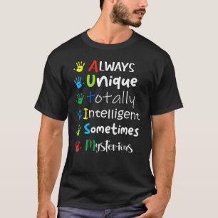 Autismus-Mutter  Autismus-Bewusstsein  Autistische T-Shirt