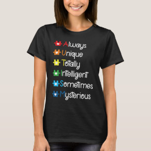 Autismus-Mutter  Autismus-Bewusstsein  Autistische T-Shirt