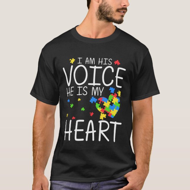 Autismus-Mutter-Bewusstsein  Autismus-Puzzleteile  T-Shirt (Vorderseite)