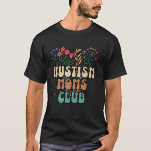 Autismus-Mütter-Club Lustiger Retro-Autismus-Aufkl T-Shirt