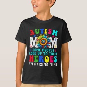 Autismus-Mutter, die Heldin Sonnenblume für Frauen T-Shirt