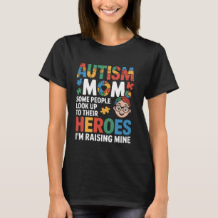 Autismus-Mutter, die mein Held-Puzzleteil-Bewussts T-Shirt