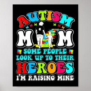 Autismus-Mutter erzieht Helden Mutter-Sohn-Autismu Poster