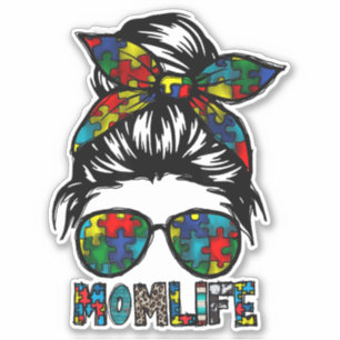 Autismus-Mutter-Leben, Autismus-Bewusstseins-Tag-G Aufkleber