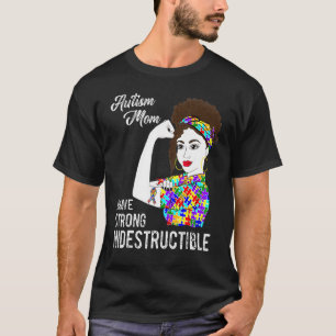 Autismus-Mutter-Schleife-Bewusstsein T-Shirt