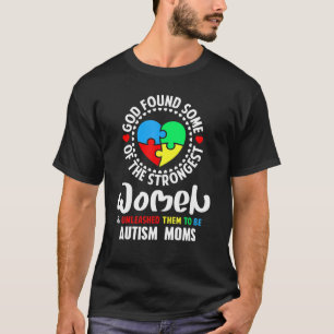 Autismus-Mutter-Shirt Gott fand einige der stärkst T-Shirt