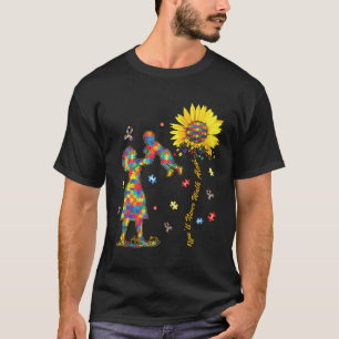 Autismus-Mutter und Sohn Autismus-Bewusstsein Puzz T-Shirt