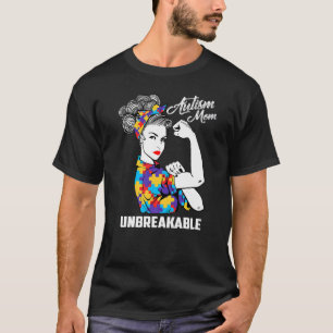 Autismus-Mutter Unzerbrechlich  Autismus-Bewusstse T-Shirt