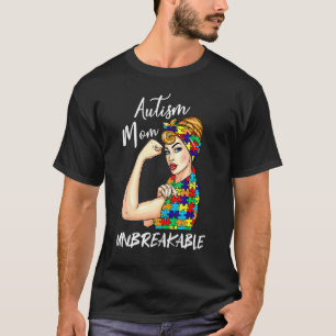 Autismus-Mutter Unzerbrechlich Autismus-Bewusstse T-Shirt