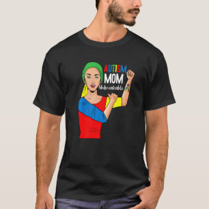 Autismus-Mutter Unzerbrechliches Bewusstseins-Puzz T-Shirt