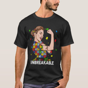 Autismus-Mutter Unzerbrechliches Puzzle Autismus-B T-Shirt