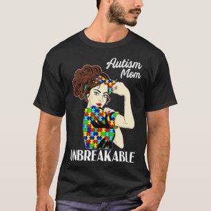 Autismus-Mutter Unzerbrechliches Puzzleteil Autism T-Shirt