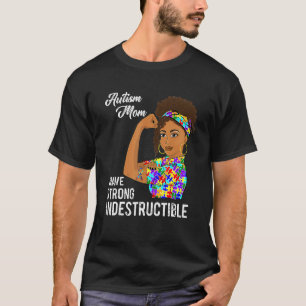 Autismus-Mutter Unzerstörbar Autistisches Puzzle-B T-Shirt