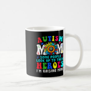 Autismus-Mutter zieht Held Sonnenblume Für Frauen Kaffeetasse