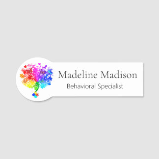 Autismus Namensschild