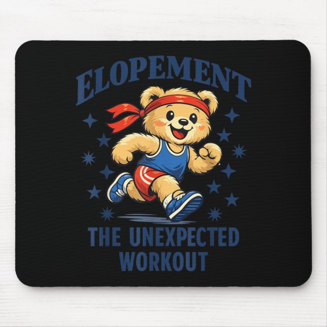 Autismus Neurodiversität Bär Elopement Das Mousepad (Vorne)