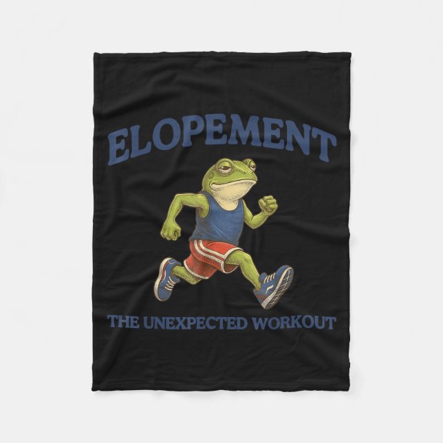 Autismus Neurodiversität Frosch Hochzeit Der Fleecedecke (Vorderseite)
