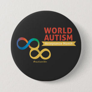 Autismus, Neurodiversitätsakzeptanz Button