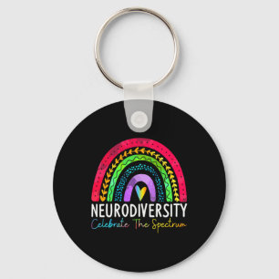 Autismus Neurovielfalt Spektrum Asse Adhd Rainbow Schlüsselanhänger