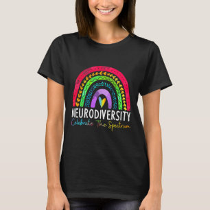 Autismus Neurovielfalt Spektrum Asse Adhd Rainbow T-Shirt
